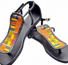 Kente Flat Sandal
